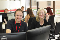 Managing Director and Founder of Ventrica, Dino Forte with Elaine Stratford